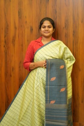 Tissue Chappa Sarees Clean Finish / SKU142 – 6