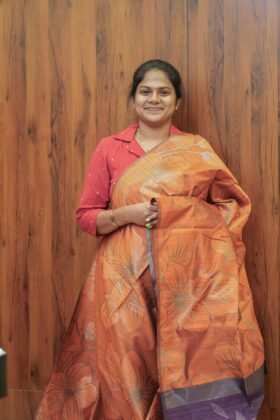 Jute Tussar Sarees Traditional Touch / SKU140 – 6