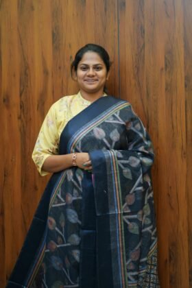 Cotton Brasso Sarees Smart Pattern / SKU149 – 5