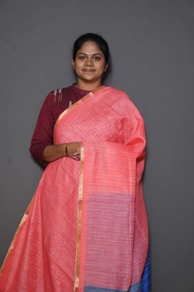 Linen Cotton Sarees Neat Look / SKU154 – 6