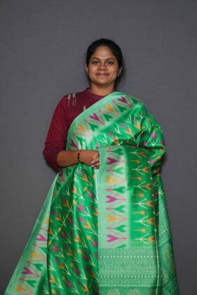 Bukhara Ikkat Pattern Sarees Smart Pattern / SKU156 – 5