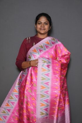 Bukhara Ikkat Pattern Sarees Pattern Focus / SKU156 – 9