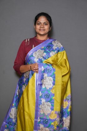 Printed Tussar Sarees Smooth Touch / SKU155 - 7