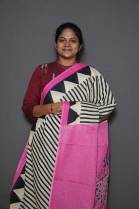 Mal Mal Cotton Sarees Pattern Focus / SKU153 – 9