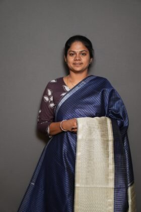 Raw Silk Sarees Classic Pattern / SKU157 – 3