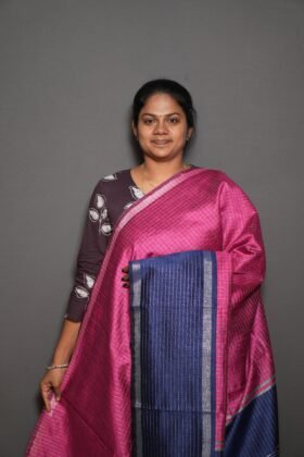 Raw Silk Sarees Textured Look / SKU157 – 6