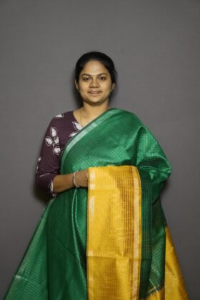 Raw Silk Sarees Soft Drape / SKU157 – 7