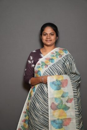 Linen Cotton Sarees Neat Look / SKU159 – 6
