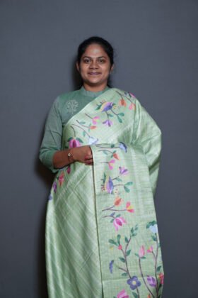 Colourful Semi Tussar Sarees Light Feel / SKU166 – 2