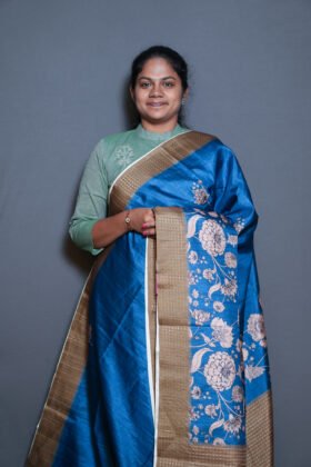 Semi Tussar Sarees Occasion Ready / SKU168 – 4