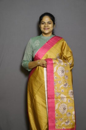 Semi Tussar Sarees Grand Finish / SKU168 – 6