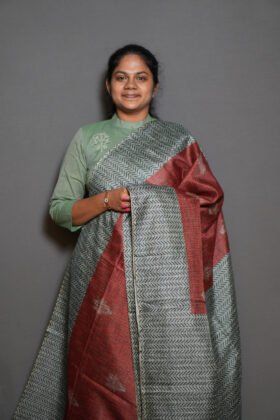 Jute Cotton Sarees Clean Finish / SKU167 – 3