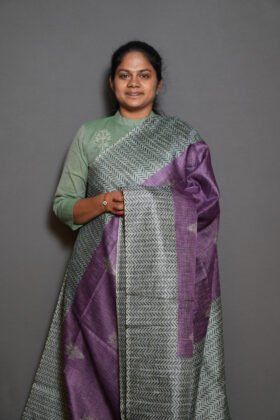 Jute Cotton Sarees Neat Look / SKU167 – 5