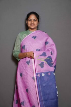 Linen Cotton Sarees Clean Finish / SKU171 – 3