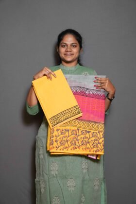 Pure Cotton Sarees Neat Look / SKU170 – 5