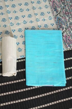 Staple Tussar Salwar Material Clean Finish / SKU176 – 3