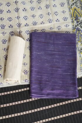 Staple Tussar Salwar Material Smart Pattern / SKU176 – 7