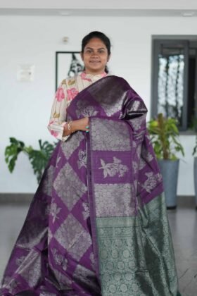Jute Tussar Sarees Festive Style / SKU178 – 1